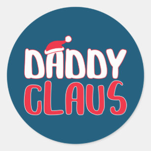 Adesivo Redondo Pai Claus Correspondentes Papais noeis Figuras de