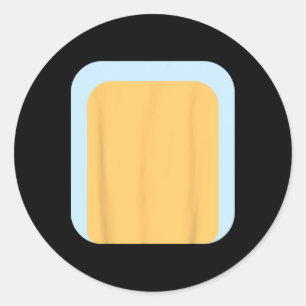 Adesivo Redondo Pai De Cachorro Azul Costume Para Halloween