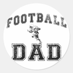 Adesivo Redondo Pai de futebol
