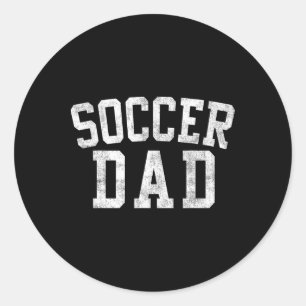 Adesivo Redondo Pai de Futebol Clic Fonte Negrito Dia dos Pais Pap