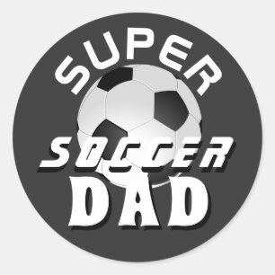 Adesivo Redondo Pai de Futebol Super Futebol Padre