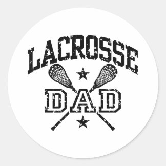 Adesivo Redondo Pai de Lacrosse