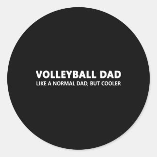 Adesivo Redondo Pai de Voleibol Padre