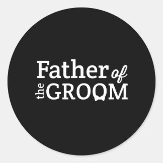 Adesivo Redondo Pai do Groom