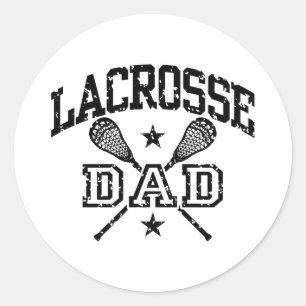 Adesivo Redondo Pai do Lacrosse