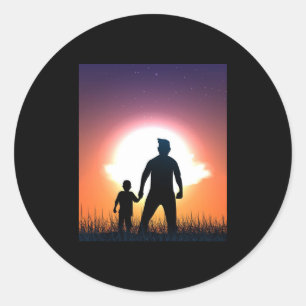 Adesivo Redondo Pai E Filho Padre Filho BestAmado