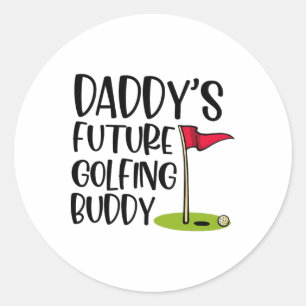 Adesivo Redondo Pai Futuro Golfe Buddy 1