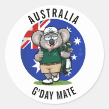 Pai Golfista Koala Australiano