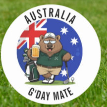 Pai Golfista Wombat Australiano