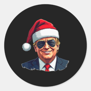 Adesivo Redondo Pai Home Trump Claus Sungs