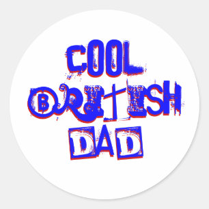 Adesivo Redondo Pai II legal britânico