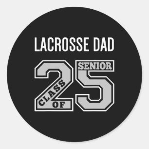 Adesivo Redondo Pai Lacrosse 2025 - Mais velho Pai Lacrosse Cl