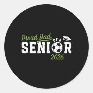 Adesivo Redondo Pai Orgulhoso De Um Veterano De Futebol Pai 2026