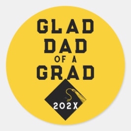 Adesivo Redondo Pai Ortoso de Graduação