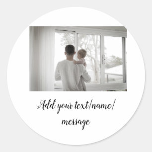 Adesivo Redondo pai pai do dia de os pais adicionar pai de texto d