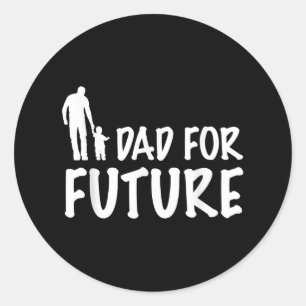 Adesivo Redondo Pai Para Futuros Pais Para O Ambiente No Futuro Pr