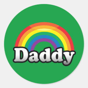 ADESIVO REDONDO PAI PRIDE