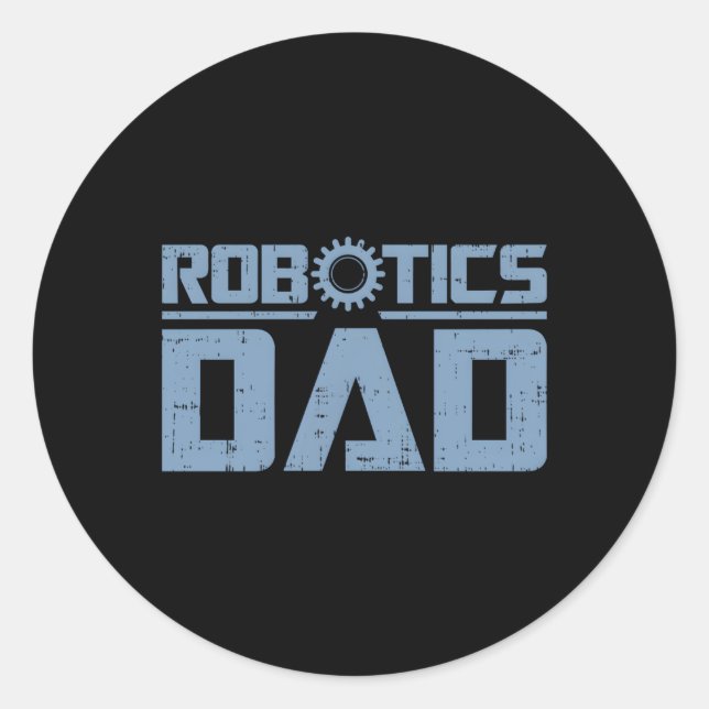 Adesivo Redondo Pai Robotics (Frente)