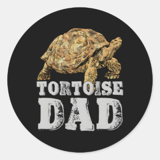 Adesivo Redondo Pai Sulcata Tortoise Africano Aspurado