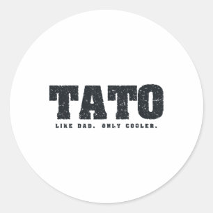 Adesivo Redondo Pai Ucraniano Tato