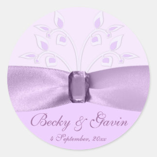 Adesivo Redondo Painel de Lavanda Round Sticker