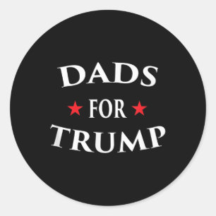 Adesivo Redondo Pais Para A Vida Trump Pro Construam A Marcha De V