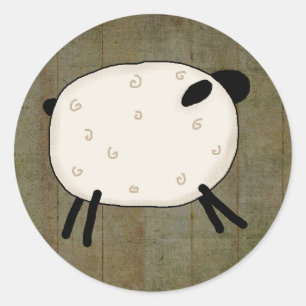 Adesivo Redondo País primitivo