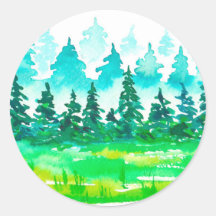 Paisagem da floresta do verão