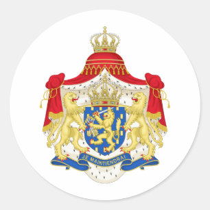 Adesivo Redondo Países Baixos NL