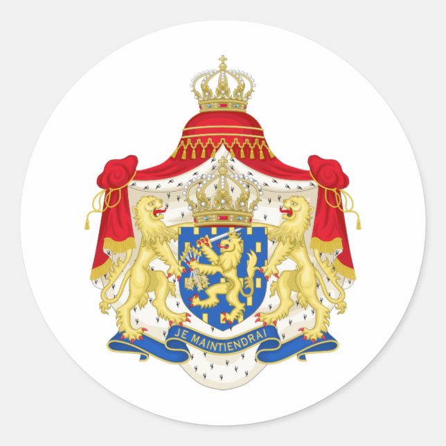 Adesivo Redondo Países Baixos NL (Frente)