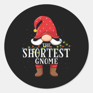 Adesivo Redondo Pajama da família Gnome mais curta