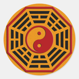 Adesivo Redondo PaKua   espadilha de laranja