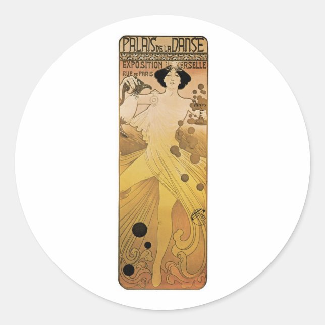 Adesivo Redondo Palais de le Danse (Frente)