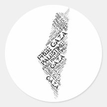 Palavra de Mapa Livre da Palestina em Gaza