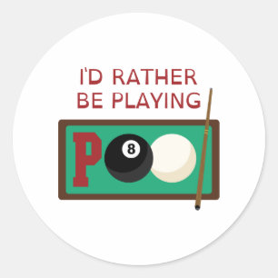 Adesivo Redondo Palavra de piscina