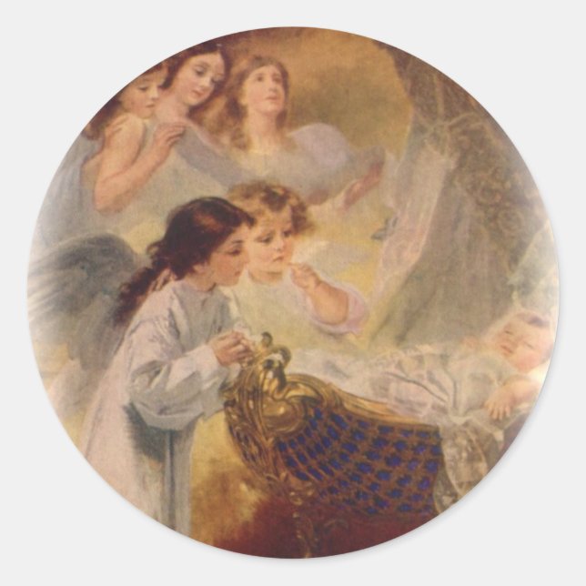 Adesivo Redondo Palavras de Bênção (Frente)