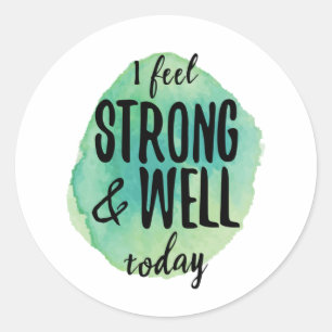 Adesivo Redondo palavras inspiradoras de autoaceitação