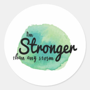 Adesivo Redondo Palavras inspiradoras para sonhadores e duros