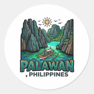 ADESIVO REDONDO PALAWAN