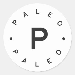 Adesivo Redondo Paleo
