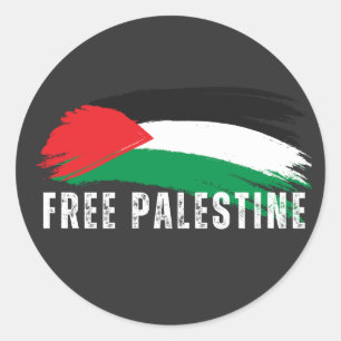 ADESIVO REDONDO PALESTINA GRATUITA