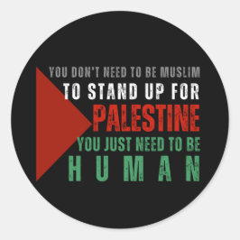 ADESIVO REDONDO PALESTINA LIVRE