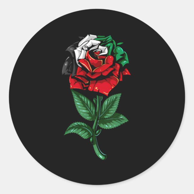 Adesivo Redondo Palestina Sinalizador Pelestino (Frente)