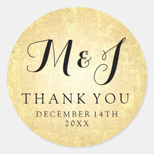 Adesivo Redondo Palha De Casamento, Palha De Ouro, Estrelas Confet