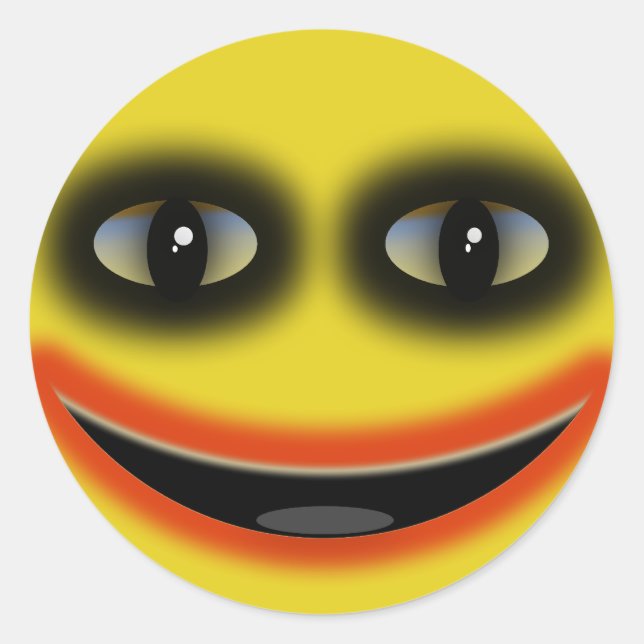 Adesivo Redondo Palhaço (Frente)