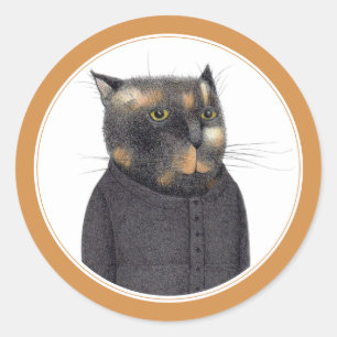 ADESIVO REDONDO PALHEIROS-ALVO DE GATO