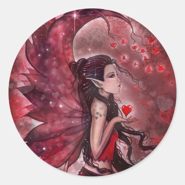 Adesivo Redondo Palhetas de Namorados (Frente)