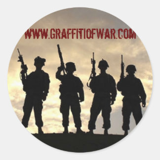 Adesivo Redondo Palhetas redondas de silhueta