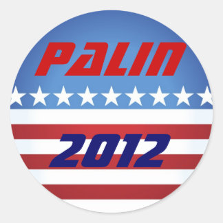 Adesivo Redondo Palin 2012 Sticker