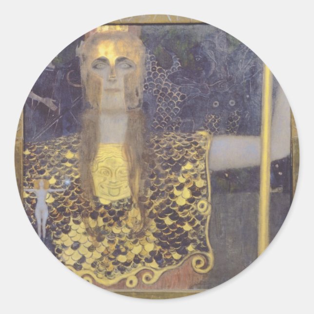 Adesivo Redondo Pallas Athena (Frente)